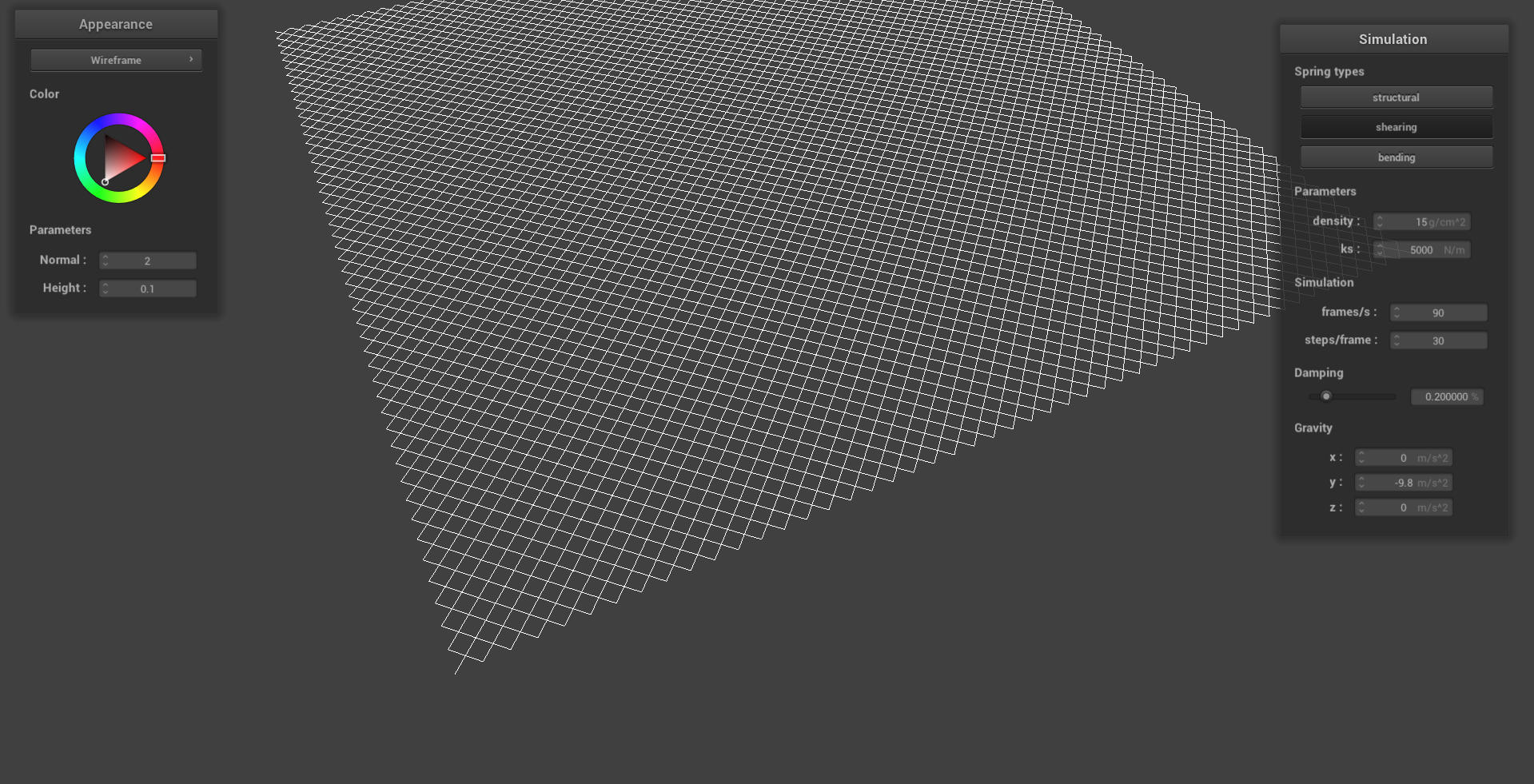 Figure 1.2: Only Shearing Constraints. Only Shearing