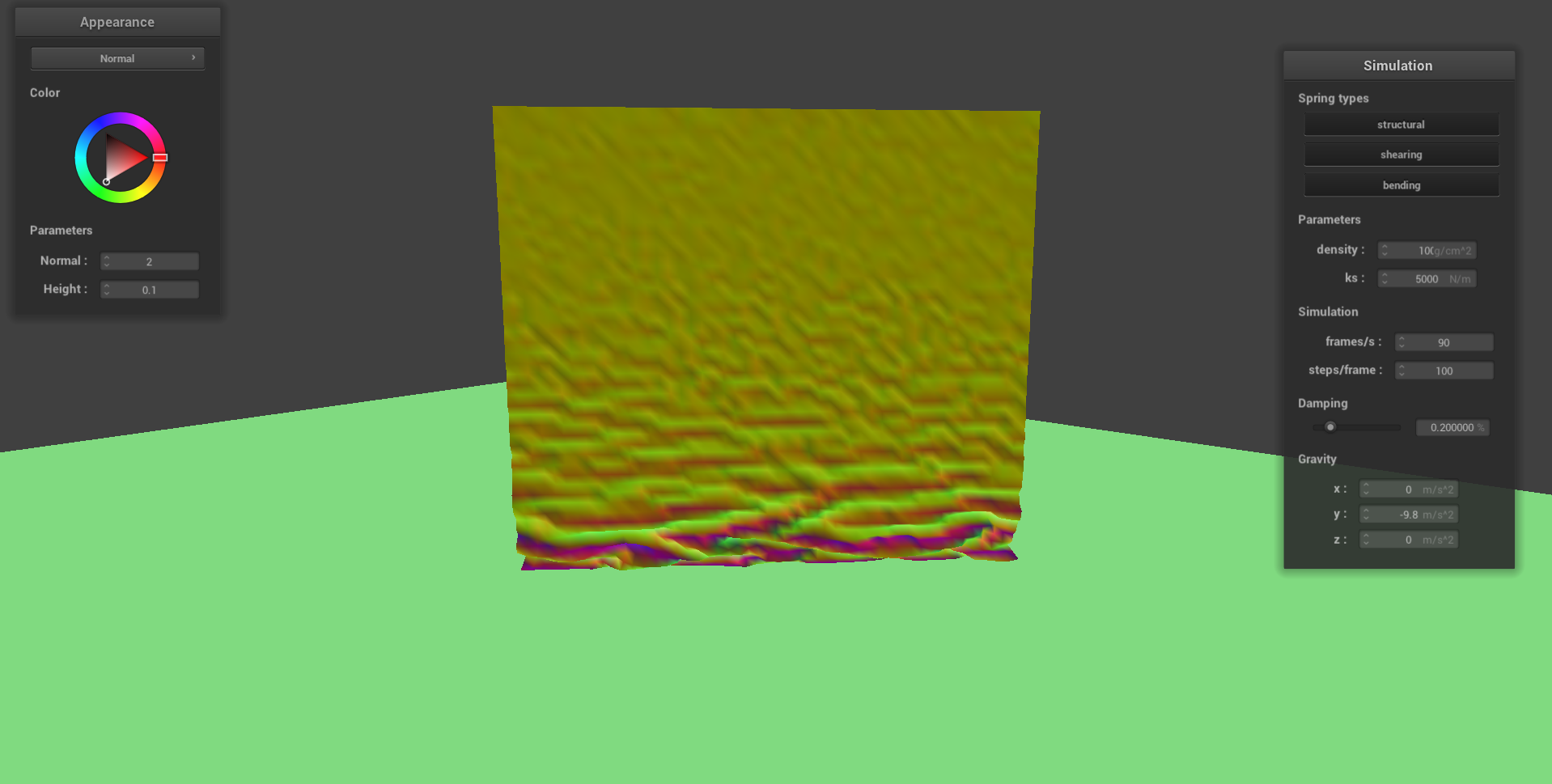 Figure 4.5: Self-Collision Checks. Self-Collisions