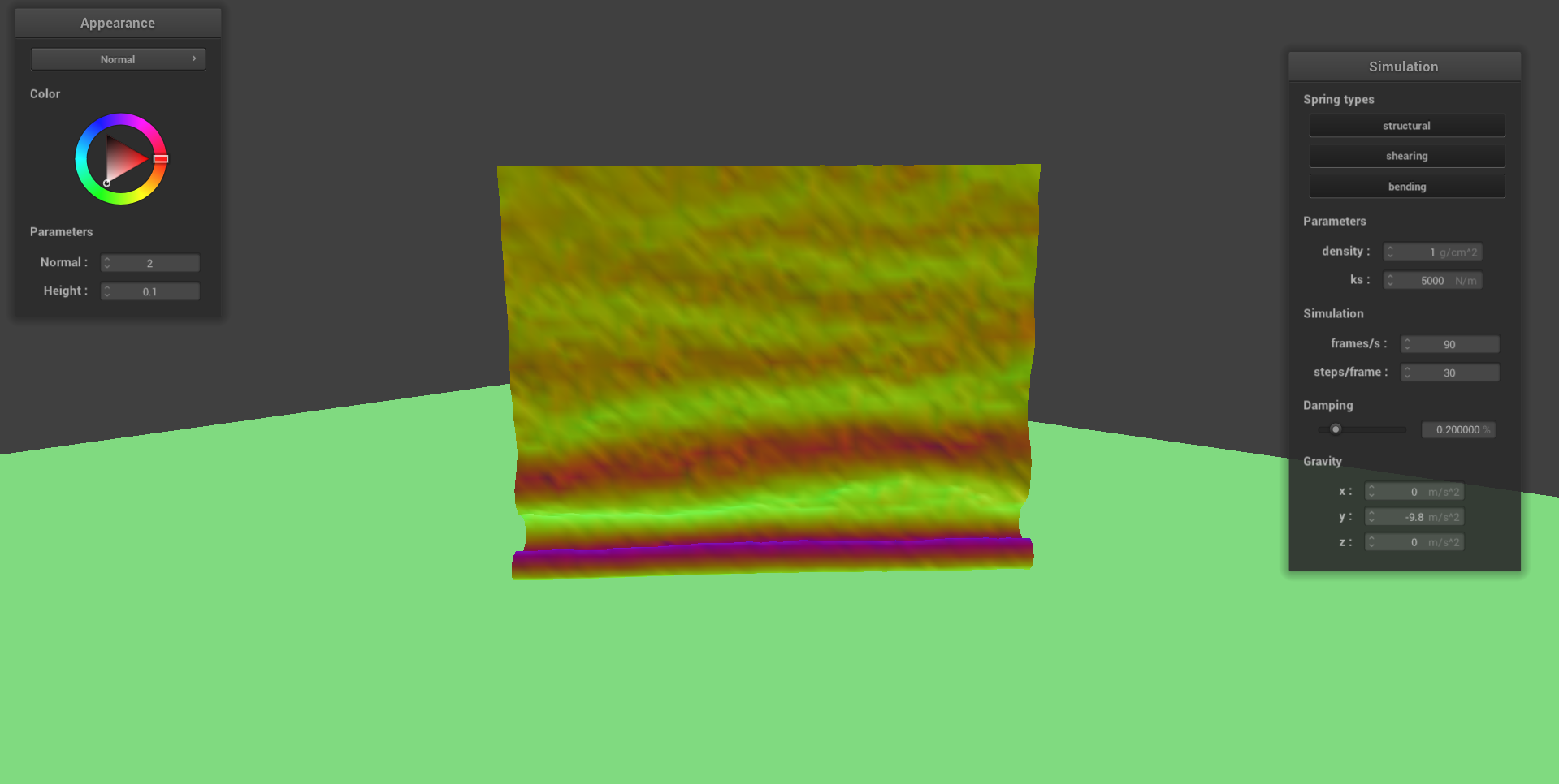 Figure 4.5: Self-Collision Checks. Self-Collisions
