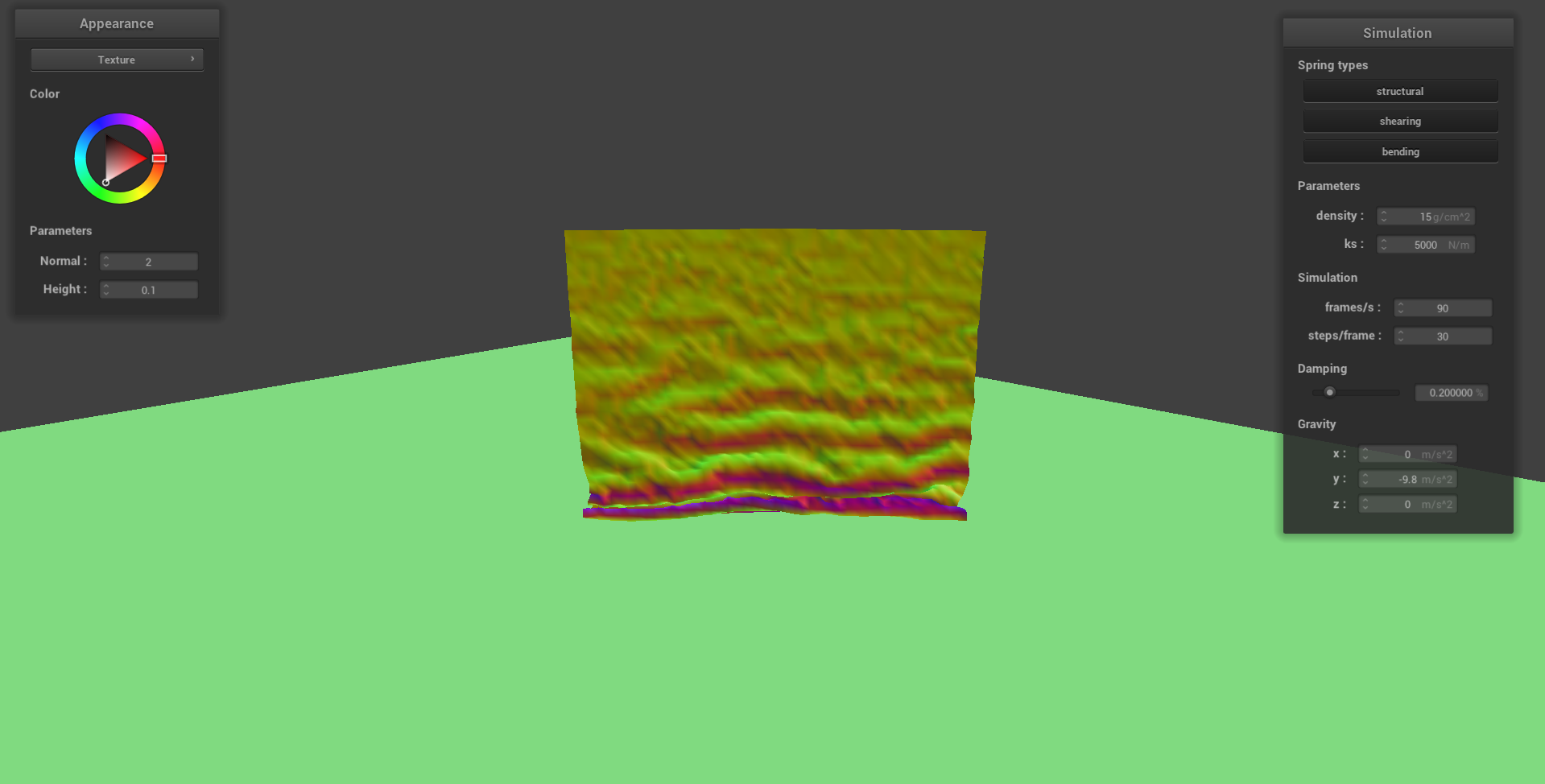 Figure 4.3: Self-Collision Checks. Self-Collisions