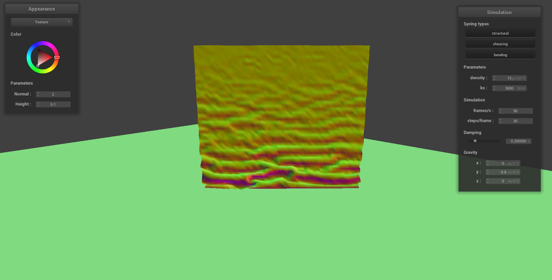 Figure 4.5: Self-Collision Checks. Self-Collisions