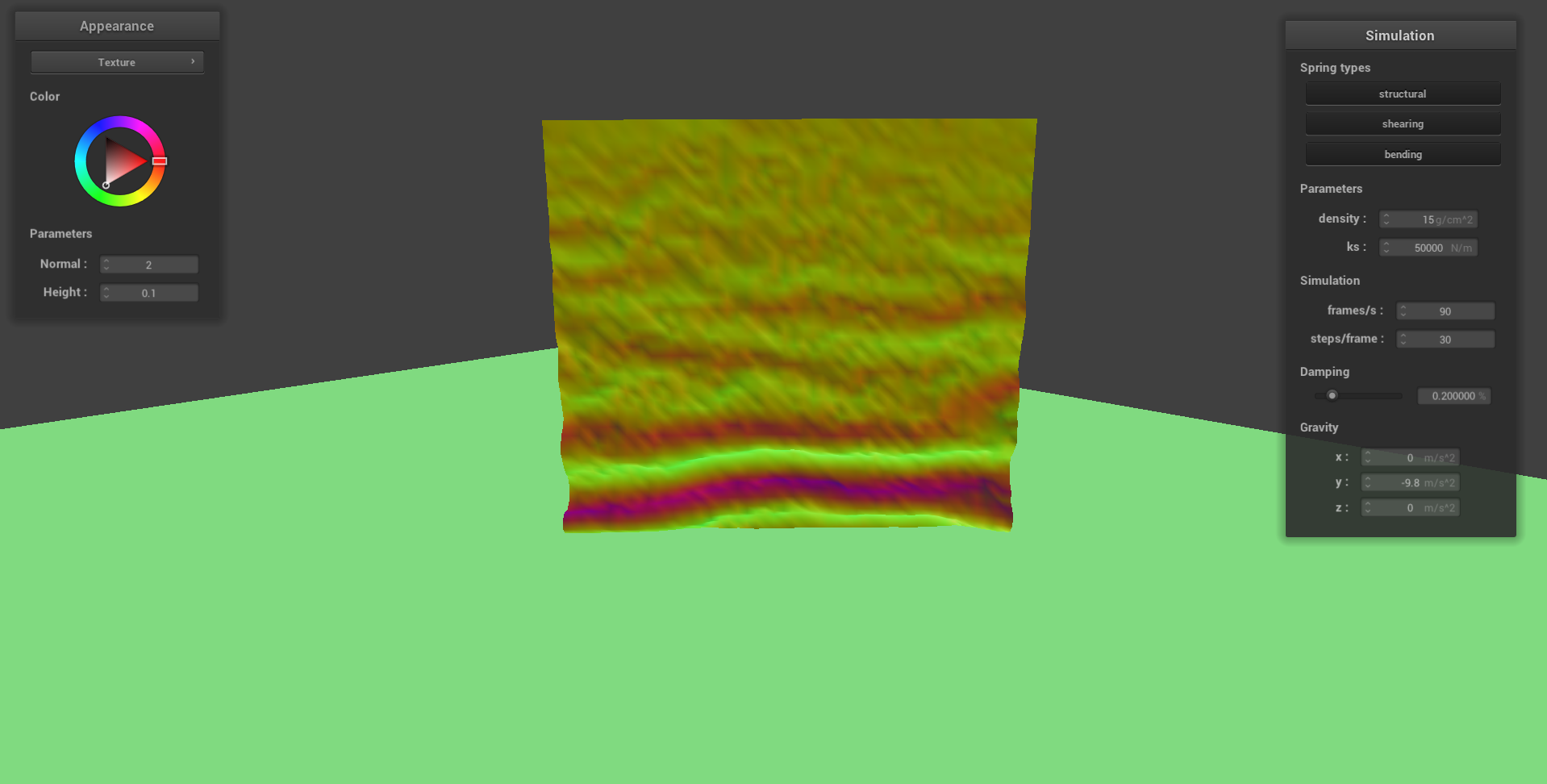 Figure 4.5: Self-Collision Checks. Self-Collisions