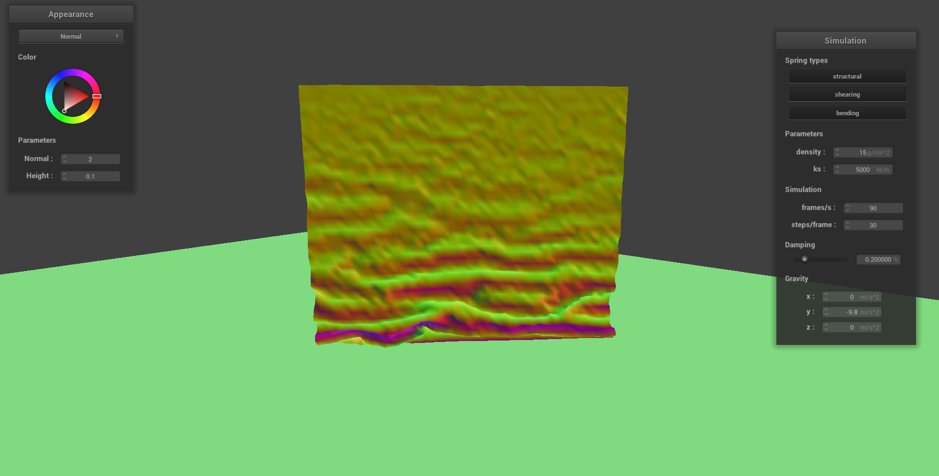Figure 4.5: Self-Collision Checks. Self-Collisions