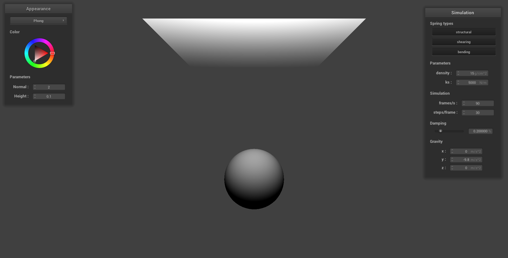 Figure 4.5: Self-Collision Checks. Self-Collisions