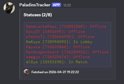 Bulk Statuses Bulk Statuses